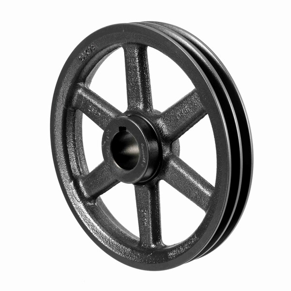 2 Groove Cast Iron Fhp - Finished Bore Sheave, 2AK94X 1 7/16
